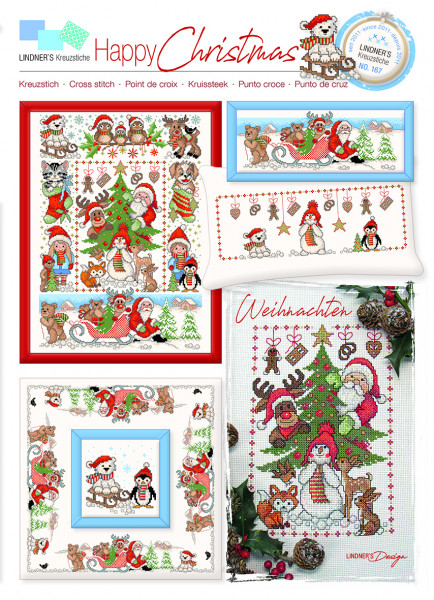 Lindner's Kreuzstich No. 167 Happy Christmas