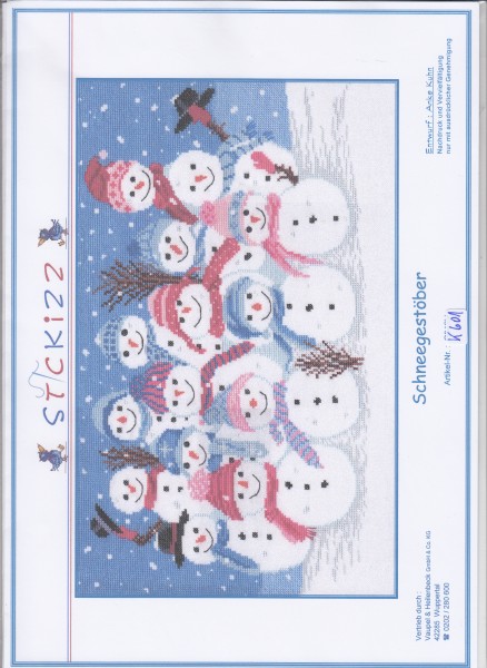 Stickizz Kreuzstich No. AK601 "Schneegestöber"