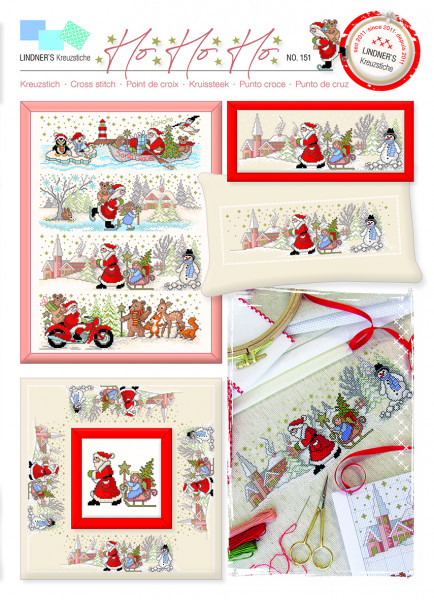 Lindner's Kreuzstich No. 151 Ho, Ho, Ho
