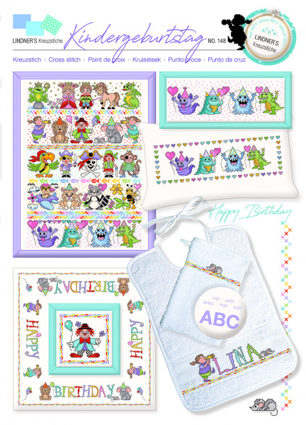 Lindner's Kreuzstich No. 148 Kindergeburtstag